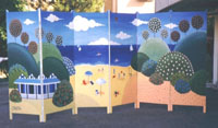 Paravento per bambini stile Naif
